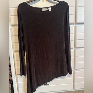 Chico’s black blouse